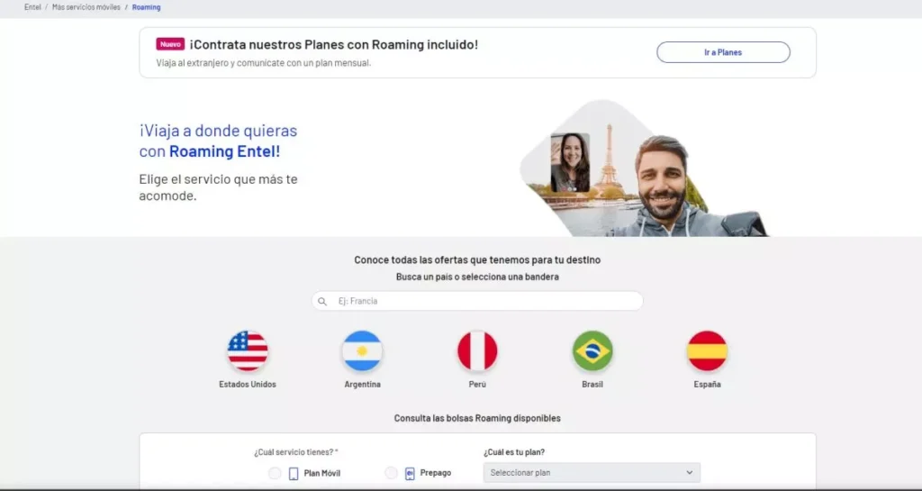 Web Roaming Entel